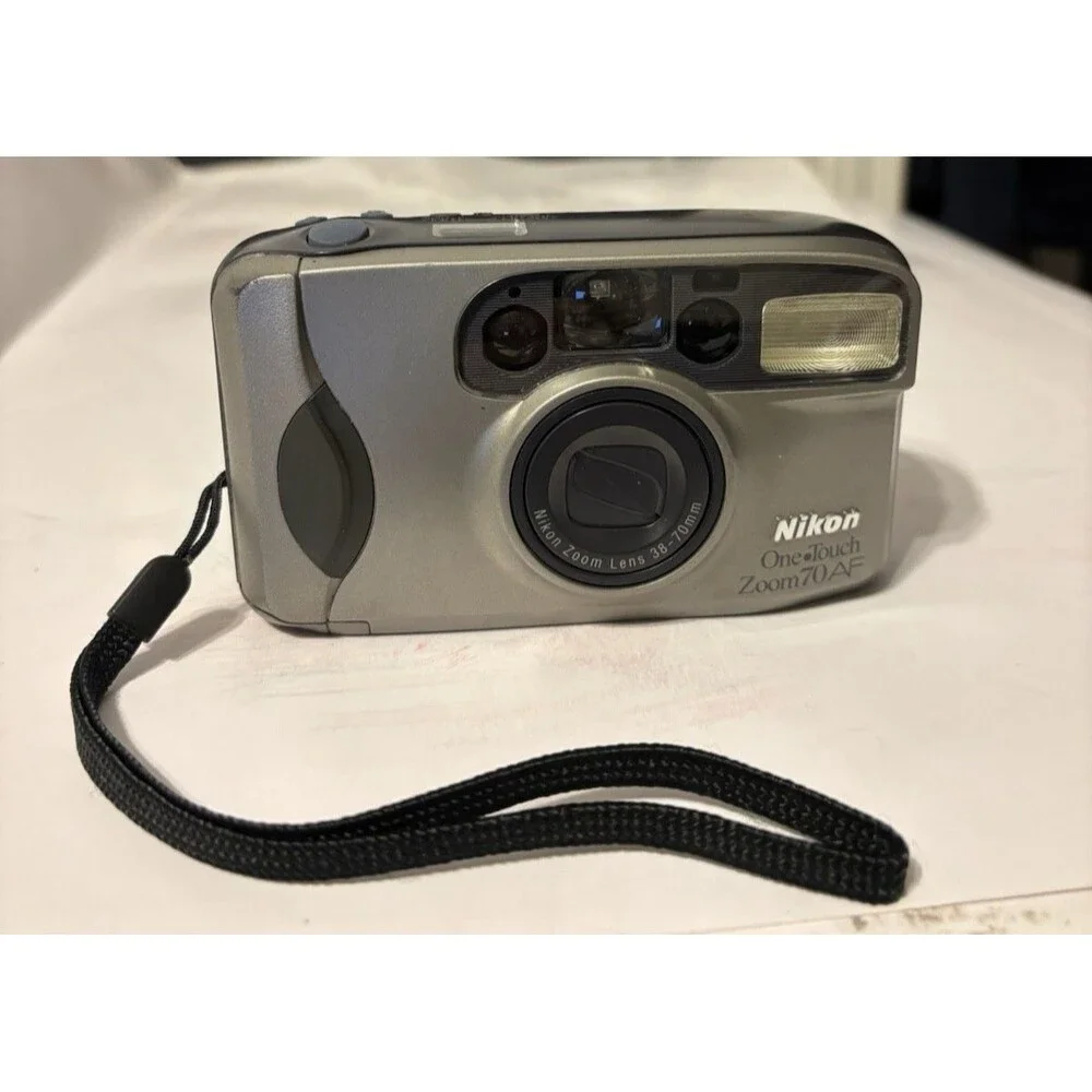 Nikon One Touch Zoom 70AF 35mm Film Point and Shoot Camera Zoom Lens 38-70mm